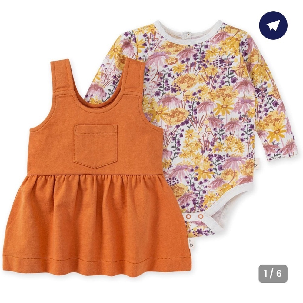 Burt's Bees Baby Tan Outfit